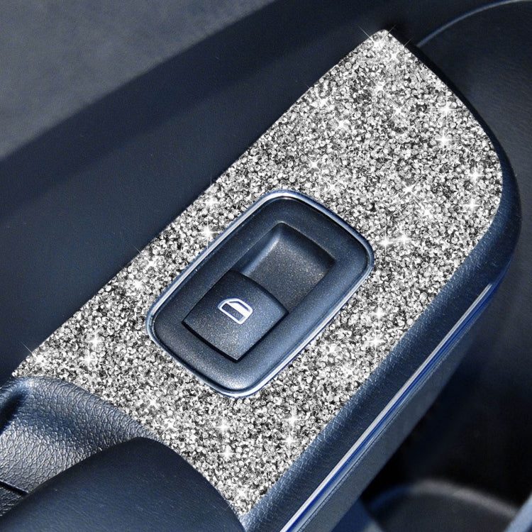 For Dodge Charger 2011-2014 4pcs/Set Car Window Lift Panel Diamond Decorative Sticker, Left-hand Drive by buy2fix