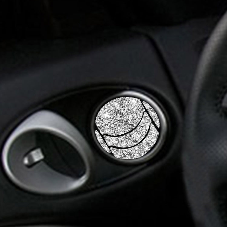 For Nissan 350Z 2006-2009 10pcs Car Left and Right Exhaust Port Diamond Sticker,Left and Right Drive Universal by buy2fix