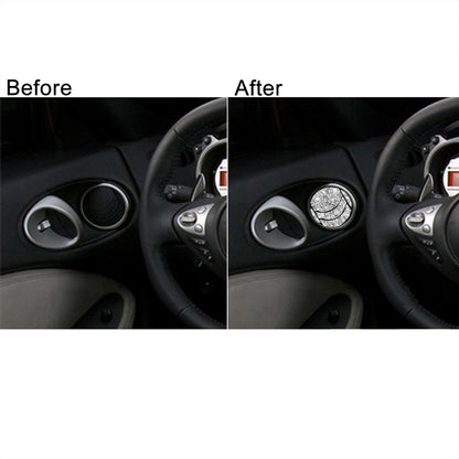 For Nissan 350Z 2006-2009 10pcs Car Left and Right Exhaust Port Diamond Sticker,Left and Right Drive Universal by buy2fix