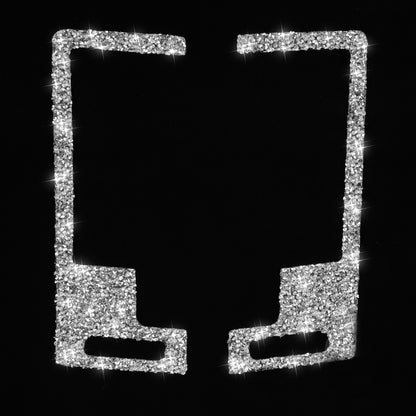 For Nissan 350Z 2006-2009 Car Center Ventilation Exhaust Outlet Diamond Sticker,Left and Right Drive Universal by buy2fix