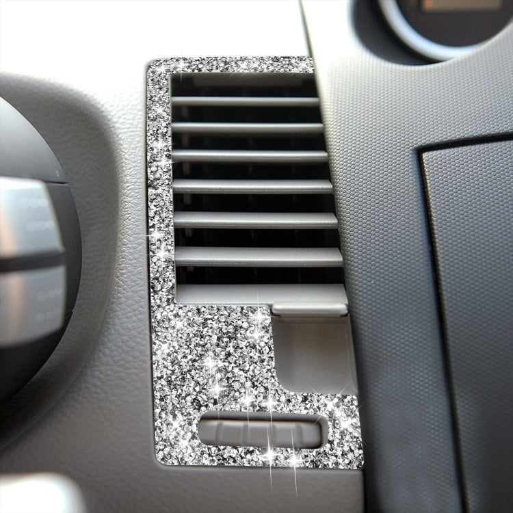 For Nissan 350Z 2006-2009 Car Center Ventilation Exhaust Outlet Diamond Sticker,Left and Right Drive Universal by buy2fix