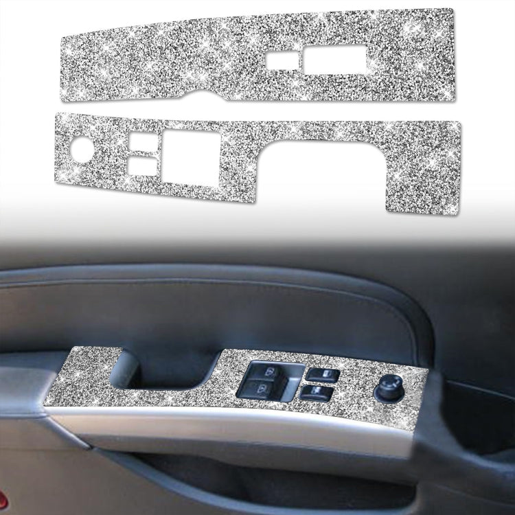 For Nissan 350Z 2006-2009 Car Glass Lifting Diamond Sticker, Left Drive by buy2fix