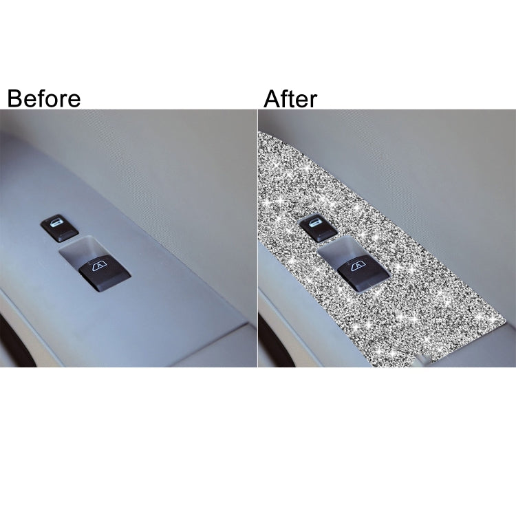 For Nissan 350Z 2006-2009 Car Glass Lifting Diamond Sticker, Left Drive by buy2fix