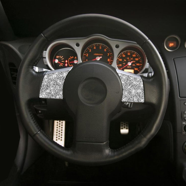 For Nissan 350Z 2006-2009 Car Steering Wheel Diamond Sticker,Left and Right Drive Universal by buy2fix