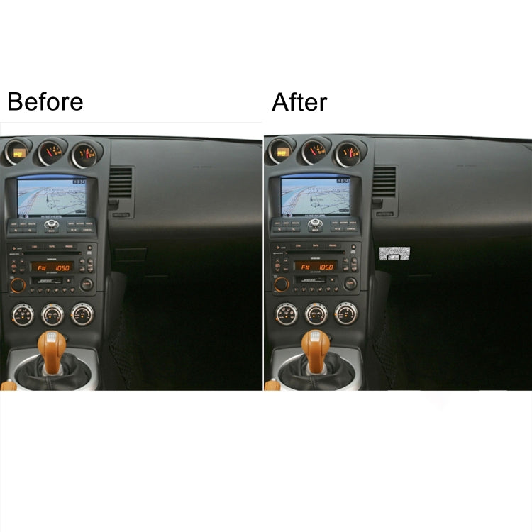 For Nissan 350Z 2006-2009 Car Passenger Storage Door Handle Diamond Sticker,Left and Right Drive Universal by buy2fix