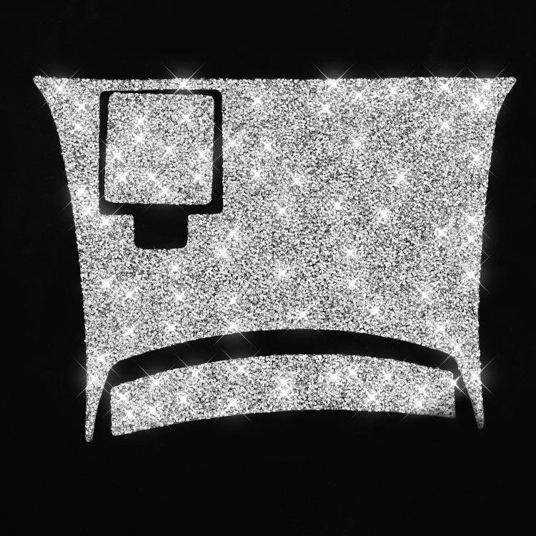 For Nissan 350Z 2006-2009 Car Rear Of Center Console Diamond Sticker, Left Drive by buy2fix