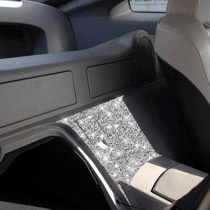 For Nissan 350Z 2006-2009 Car Rear Of Center Console Diamond Sticker, Left Drive by buy2fix