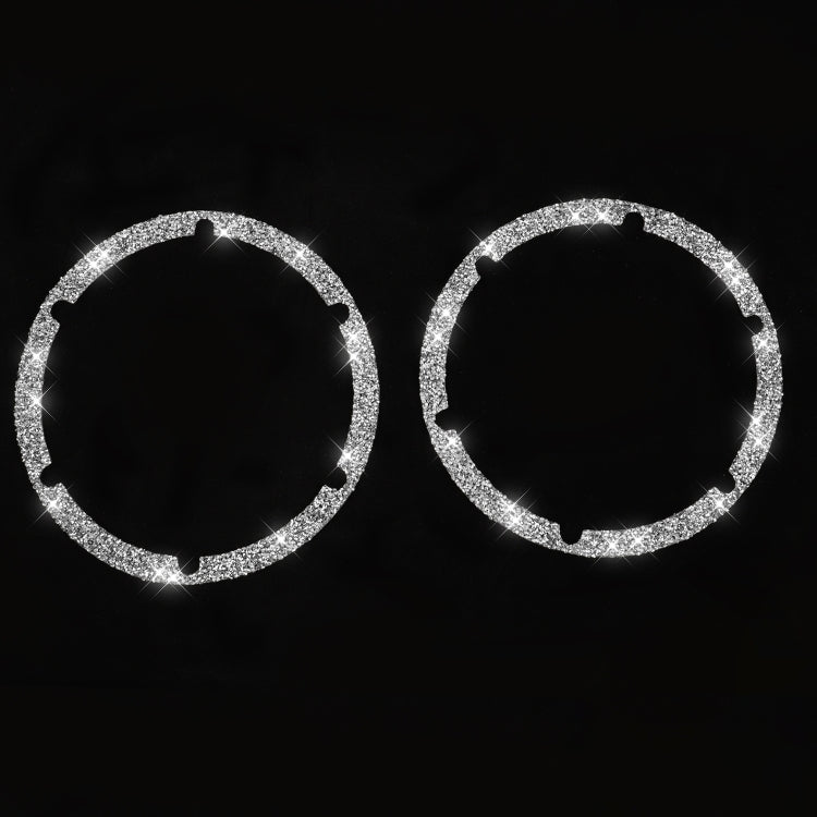 For Nissan 350Z 2006-2009 Car Rear Speaker Surround Diamond Sticker,Left and Right Drive Universal by buy2fix