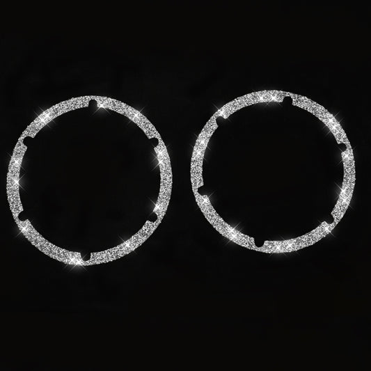 For Nissan 350Z 2006-2009 Car Rear Speaker Surround Diamond Sticker,Left and Right Drive Universal by buy2fix