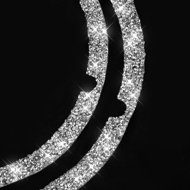 For Nissan 350Z 2006-2009 Car Rear Speaker Surround Diamond Sticker,Left and Right Drive Universal by buy2fix