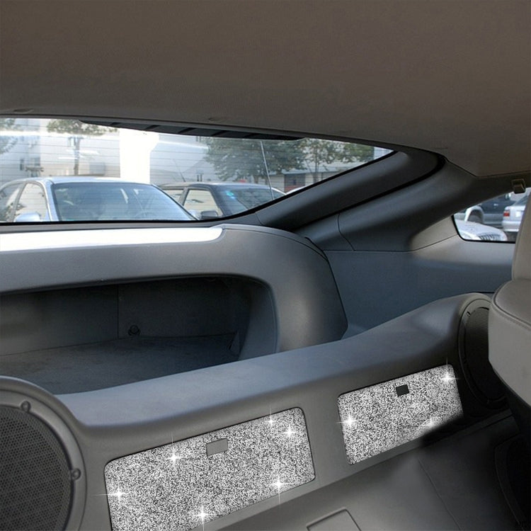 For Nissan 350Z 2006-2009 Car Rear Storage Box Diamond Sticker,Left and Right Drive Universal by buy2fix