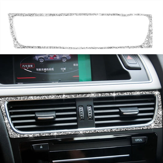 For Audi A4 / A5 / Q5 Car Air Conditioning Air Outlet Frame Diamond Decoration Sticker, Left Drive by buy2fix