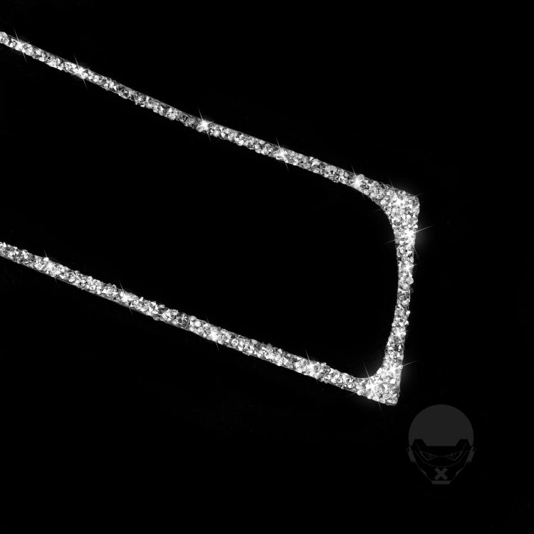 For Audi A4 / A5 / Q5 Car Air Conditioning Air Outlet Frame Diamond Decoration Sticker, Left Drive by buy2fix