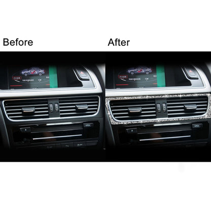 For Audi A4 / A5 / Q5 Car Air Conditioning Air Outlet Frame Diamond Decoration Sticker, Left Drive by buy2fix