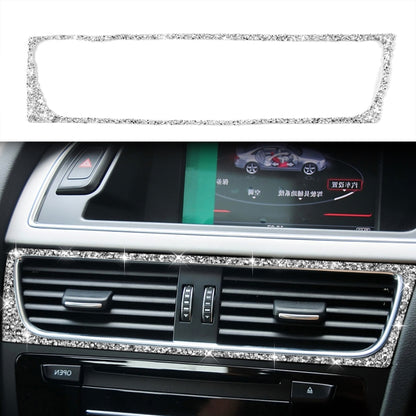 For Audi A4 / A5 / Q5 Car Air Conditioning Air Outlet Frame Diamond Decoration Sticker, Right Drive by buy2fix