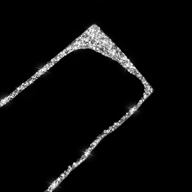 For Audi A4 / A5 / Q5 Car Air Conditioning Air Outlet Frame Diamond Decoration Sticker, Right Drive by buy2fix