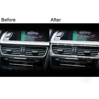 For Audi A4 / A5 / Q5 Car Air Conditioning Air Outlet Frame Diamond Decoration Sticker, Right Drive by buy2fix