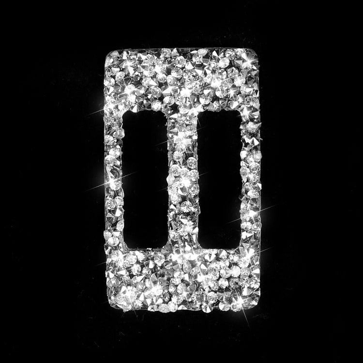 For Audi A4 / A5 / Q5 Car Air Conditioner Air Outlet Knob Diamond Decoration Sticker, Left and Right Drive by buy2fix