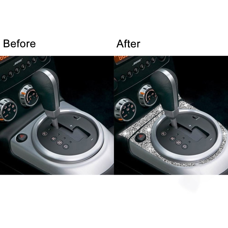 For Nissan 350Z 2006-2009 Car Gear Panel Diamond Sticker, Left Drive by buy2fix