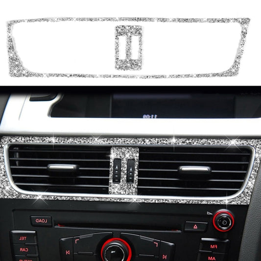 For Audi A4 / A5 / Q5 2pcs Car Air Conditioner Outlet Diamond Decoration Sticker, Right Drive by buy2fix