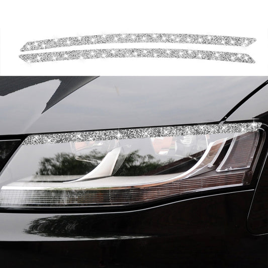 For Audi A4L / A5 Car Light Eyebrow Diamond Decoration Sticker, Left and Right Drive - Car Light Accessories by buy2fix | Online Shopping UK | buy2fix