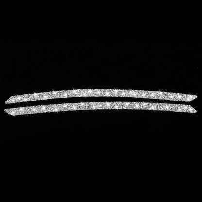 For Audi A4L / A5 Car Light Eyebrow Diamond Decoration Sticker, Left and Right Drive - Car Light Accessories by buy2fix | Online Shopping UK | buy2fix