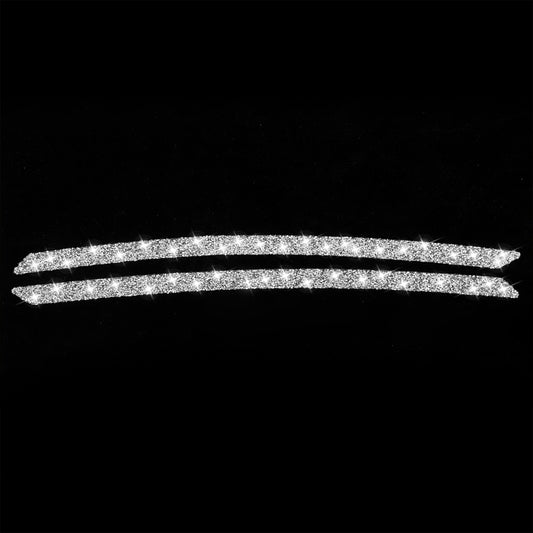For Audi A4L / A5 Car Light Eyebrow Diamond Decoration Sticker, Left and Right Drive - Car Light Accessories by buy2fix | Online Shopping UK | buy2fix