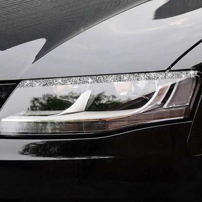 For Audi A4L / A5 Car Light Eyebrow Diamond Decoration Sticker, Left and Right Drive - Car Light Accessories by buy2fix | Online Shopping UK | buy2fix