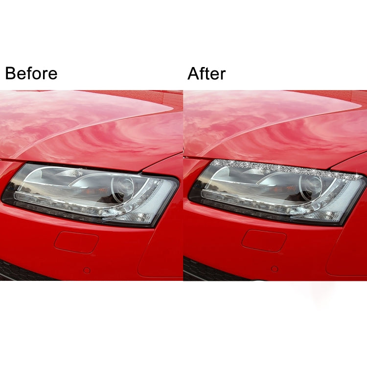 For Audi A4L / A5 Car Light Eyebrow Diamond Decoration Sticker, Left and Right Drive - Car Light Accessories by buy2fix | Online Shopping UK | buy2fix
