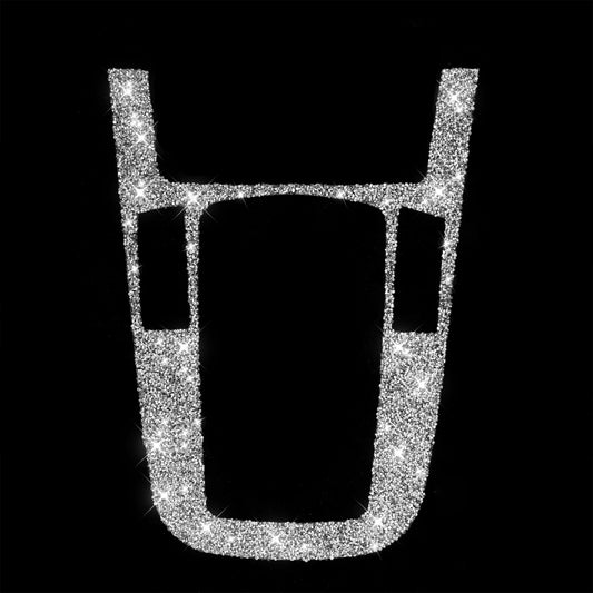 For Audi A4L / A5 / Q5 Car Gear Panel Type A Diamond Decoration Sticker, Left and Right Drive by buy2fix