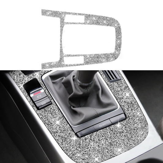 For Audi A4L / A5 / Q5 Car Gear Panel Type E Diamond Decoration Sticker, Left and Right Drive by buy2fix