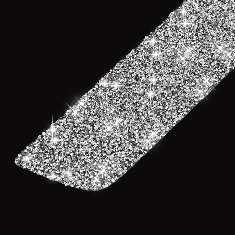For Tesla Model 3 Car Rear Door Sill Strip Diamond Sticker,Left and Right Drive Universal by buy2fix