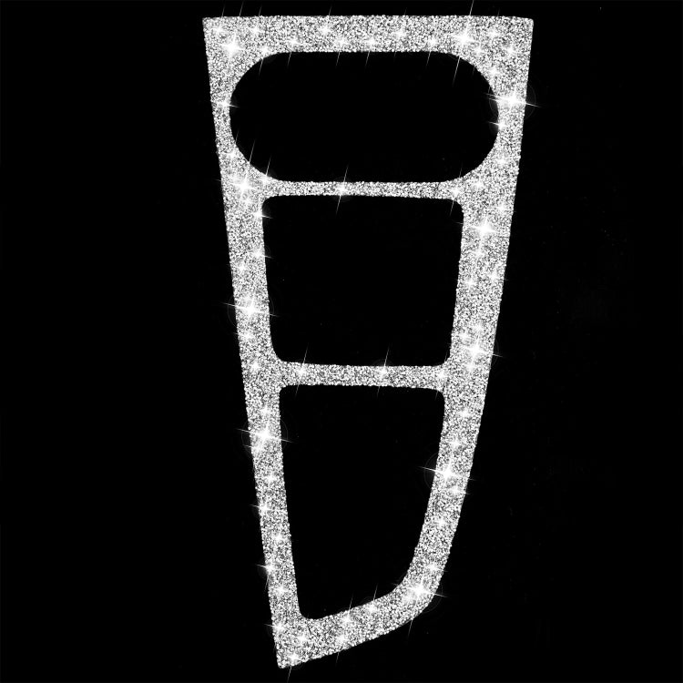 For Audi A4L / A5 2017-2019 Car Large Gear Panel Diamond Decoration Sticker, Left Drive by buy2fix