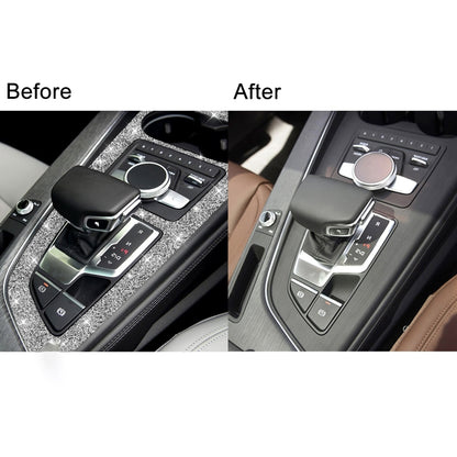 For Audi A4L / A5 2017-2019 Car Large Gear Panel Diamond Decoration Sticker, Right Drive by buy2fix
