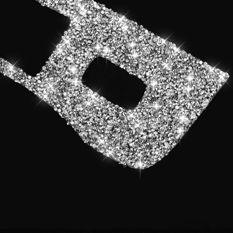 For Tesla Model 3 Car Window Raising Button Diamond Sticker, Left Drive by buy2fix