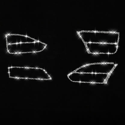 For Tesla Model X Car Central Control Instrument Air Outlet Diamond Sticker, Left Drive by buy2fix