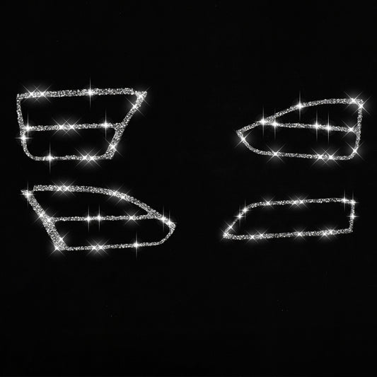 For Tesla Model X Car Central Control Instrument Air Outlet Diamond Sticker, Right Drive by buy2fix