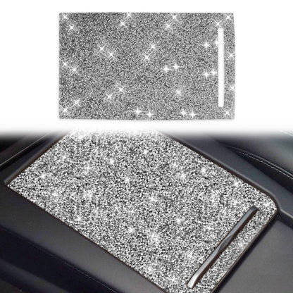 For Tesla Model X Car Storage Box Panel Diamond Sticker,Left and Right Drive Universal by buy2fix