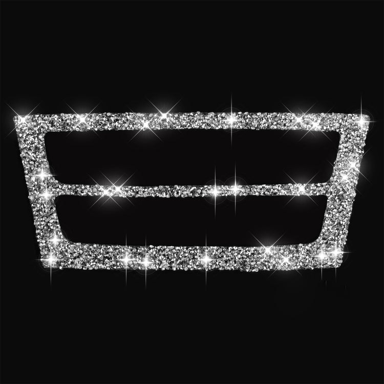 For Tesla Model X Car Rear Air Outlet Panel Diamond Sticker,Left and Right Drive Universal by buy2fix