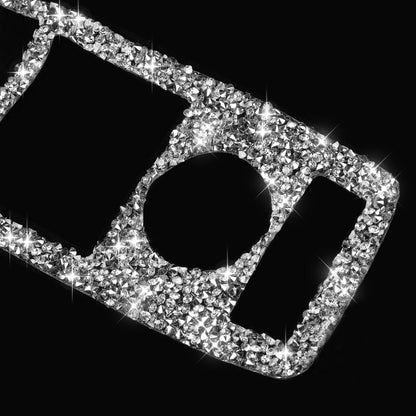 For Tesla Model X Car Window Lift Panel Diamond Sticker,Left and Right Drive Universal by buy2fix