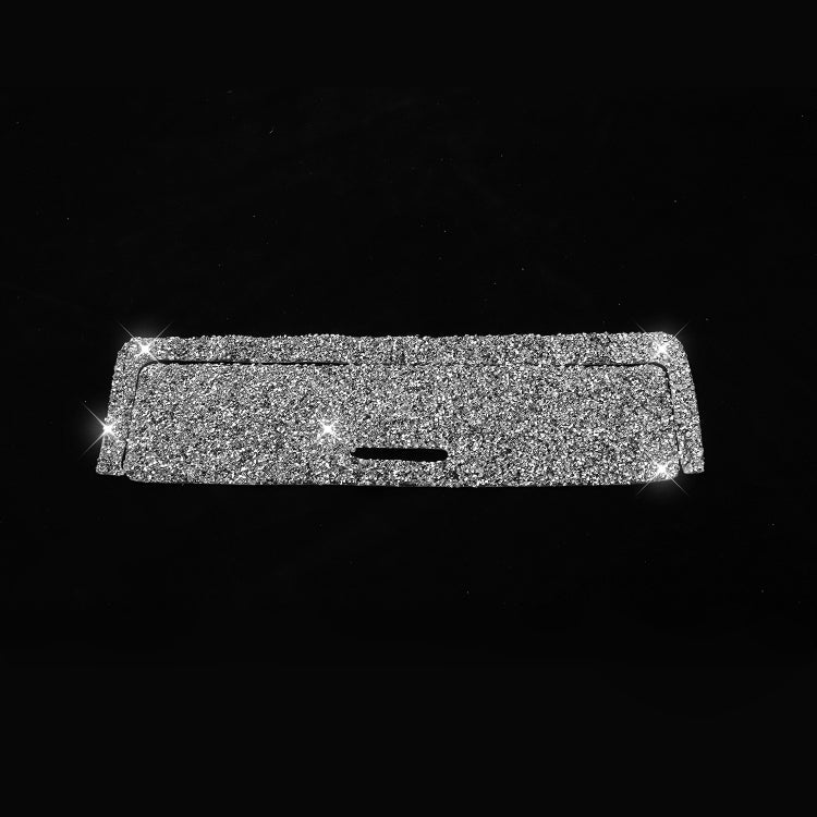 For BMW Series 3 E46 1998-2005 Car Gear Button Frame Diamond Decoration Sticker, Left Drive by buy2fix