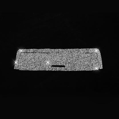 For BMW Series 3 E46 1998-2005 Car Gear Button Frame Diamond Decoration Sticker, Left Drive by buy2fix