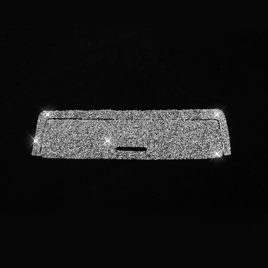 For BMW Series 3 E46 1998-2005 Car Gear Button Frame Diamond Decoration Sticker, Left Drive by buy2fix