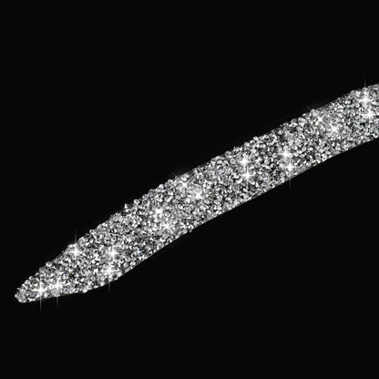 For Tesla Model X Car Rear Fog Lamp Diamond Sticker,Left and Right Drive Universal by buy2fix