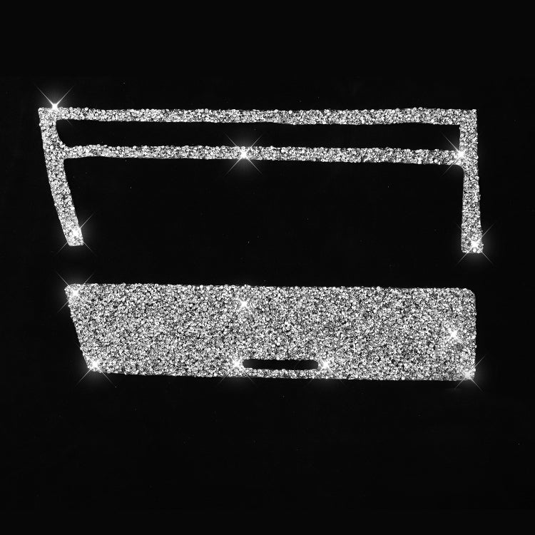 For BMW Series 3 E46 1998-2005 Car Cigarette Lighter Frame Diamond Decoration Sticker, Left Drive by buy2fix