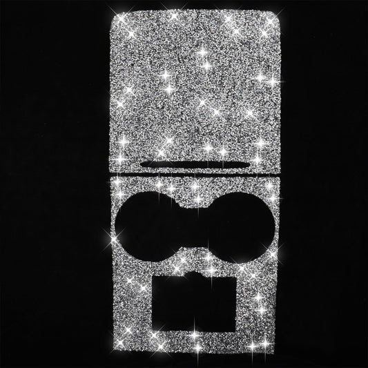 For Tesla Model 3 Car Center Control Panel with Hole Diamond Sticker,Left and Right Drive Universal by buy2fix