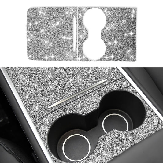 For Tesla Model 3 Car Center Control Panel Diamond Sticker,Left and Right Drive Universal by buy2fix