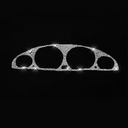 For BMW Series 3 E46 1998-2005 Car Speed Dashboard Diamond Decoration Sticker, Left and Right Drive by buy2fix