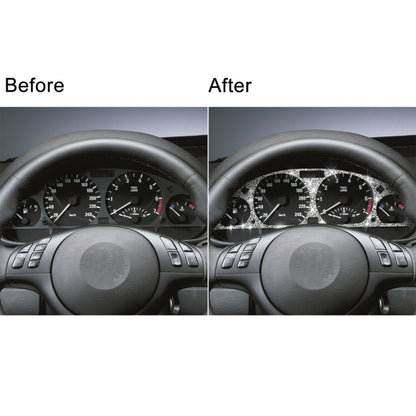 For BMW Series 3 E46 1998-2005 Car Speed Dashboard Diamond Decoration Sticker, Left and Right Drive by buy2fix