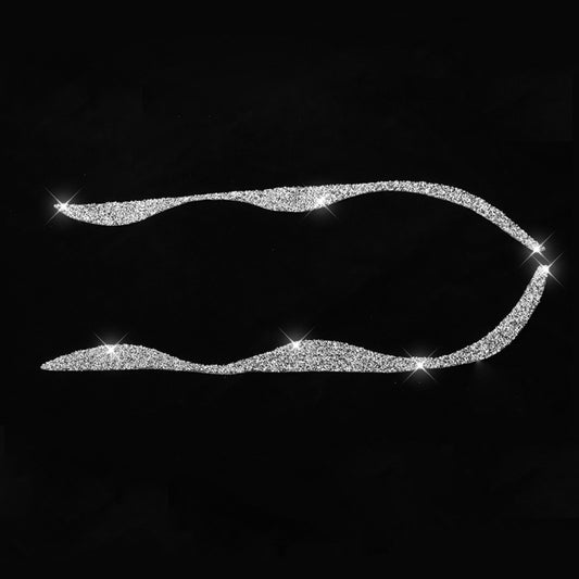 For BMW Series 3 E46 1999-2004 Car Light Eyebrow Soft Style Diamond Decoration Sticker, Left and Right Drive - Car Light Accessories by buy2fix | Online Shopping UK | buy2fix
